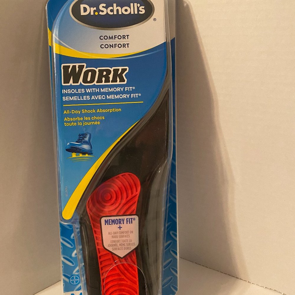 NEW Dr.Scholl's Insoles With Memory Fit  Men 8-13